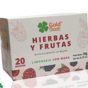 Increíble Limonaria con Mora Hierbas y Frutas Gold Flower - El Mejor Bienestar Profesional y Cítrico