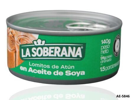 Atún La Soberana Aceite Soya x 140 G