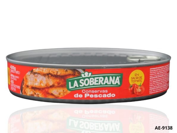 CONSE. LA SOBERANA OVALADA EN SALSA DETOMATE X 425 GR. PRIMERA