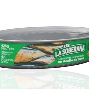 Conserva La Soberana Ovalada Aceite de Soya x 425 G
