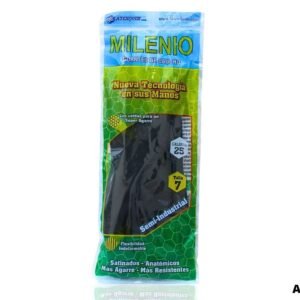 Increíble Guante Calibre 25 Talla 7 Milenio Negro - La Mejor Protección Profesional y Pesada