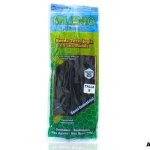 Increíble Guante Calibre 25 Talla 9 Milenio Negro - La Mejor Protección Profesional para Manos Grandes