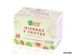 HIERBAS Y FRUTAS Gold Flower ALBAHACA CON GUAYABA X 20 SOBRES PRIMERA