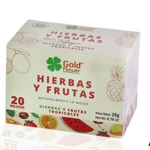 Hierbas y Frutas Glod Flower Frutas Tropicales x 20 Sobres