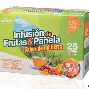 Infusión de Frutas y Panela Herbar Frutos Tropicales x 25 Sobres