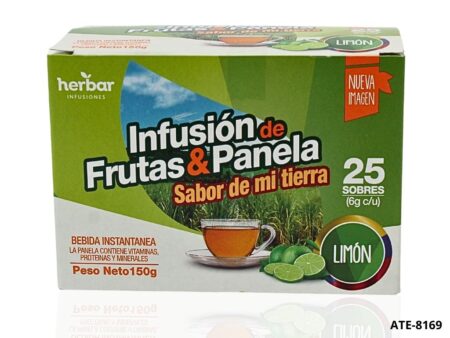 Infusión de Frutas y Panela Herbar Limón x 25 Sobres