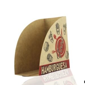 Increíble Porta Hamburguesa x 100 Unidades Impreso - La Mejor Imagen Profesional para tu Marca