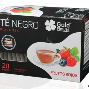 Té Negro Gold Flower Frutos Rojos x 20 Sobres