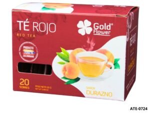Té Rojo Gold Flower Durazno x 20 Sobres