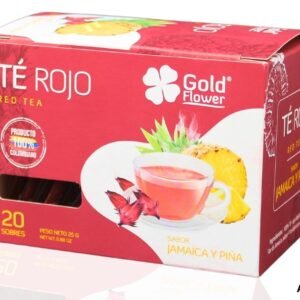Té Rojo Gold Flower Piña y Jamaica x 20 Sobres