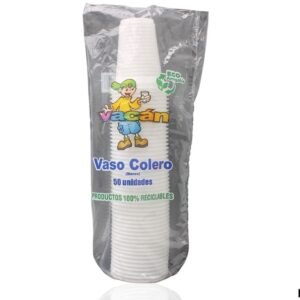 Vaso Vacan 5 Onzas Blanco