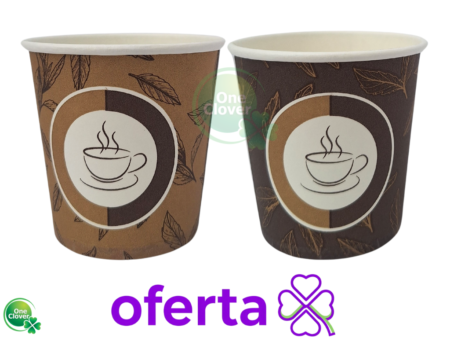 Vasos de Cartón 7 Onzas ó Papel  Desechable Biodegradables y Ecológicos Pack de 50 Und.  Bebida Caliente