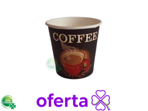 Vasos de Cartón 4 Onzas ó Papel Desechable Biodegradables y Ecológicos Pack de 50 Und. Bebida Caliente