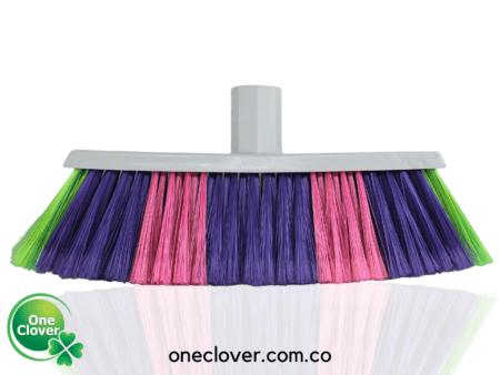 Recogedor con cepillo para la limpieza y lavado del hogar, tamaño 11,5 x 22  x 34,5 cm, Color Azul