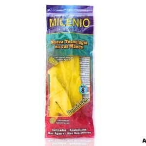 Increíble Guante Talla 8 Milenio Amarillo Doméstico - El Mejor Aliado para un Hogar Impecable
