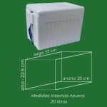 Nevera De Icopor 20 litros