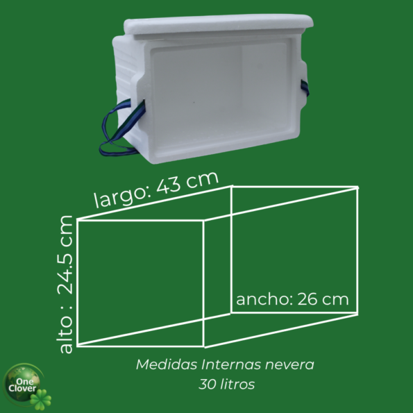 Nevera De Icopor 30 litros