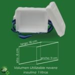 Nevera De Icopor Insulina 1 litros