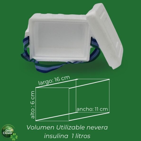 Nevera De Icopor Insulina 1 litros lo mejor
