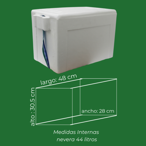 Nevera De icopor 44 litros