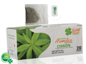 Infusión Aromática Cidrón De Hierbas Natural Gold Flower 20 Sobres