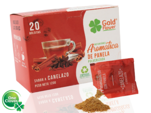Aromática Canelazo de panela  Gold Flower X 20 Sobres
