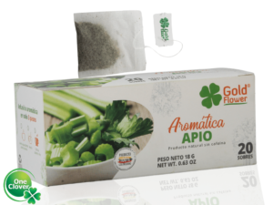 Infusión Aromática Apio De Hierbas Natural Gold Flower 20 Sobres