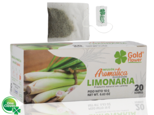 Infusión Aromática Limonaria De Hierbas Natural Gold Flower 20 Sobres