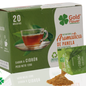 Increíble Aromática de Panela Cidrón Gold Flower - El Mejor Sabor Relax de la Naturaleza