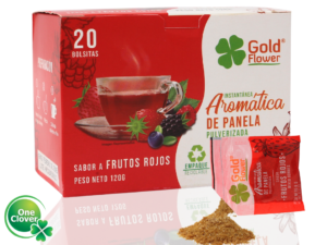 Aromática de Panela Frutos Rojos x 20 Sobres Gold Flower Infusión de Panela