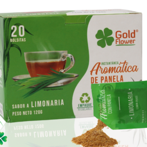 Increíble Aromática de Panela Limonaria Gold Flower - El Mejor Sabor Relajante y Natural