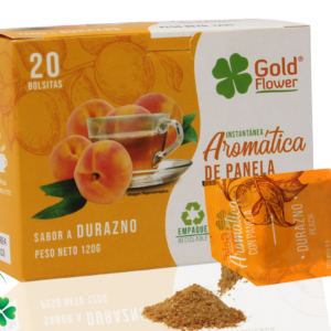 Increíble Aromática de Panela Durazno Gold Flower - El Mejor Sabor Frutal Único