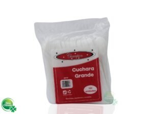 Cuchara grande Desechable Ibérico de plástico x 100 unidades