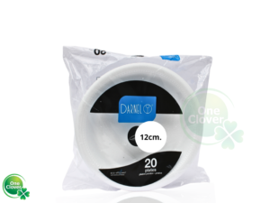 Plato Espumado 12 cm. DARNEL Blanco reduz