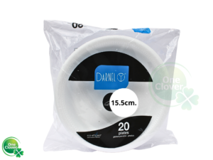 Plato Espumado 15.5 cm. DARNEL Blanco reduz