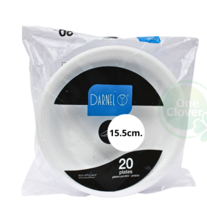Plato Espumado 15.5 cm. DARNEL Blanco reduz