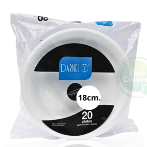 Plato Espumado 18 cm. DARNEL Blanco reduz