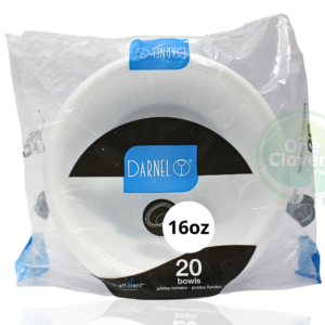 Plato Espumado 16 onzas DARNEL Blanco reduz