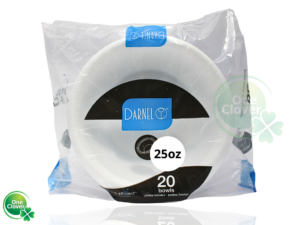 Plato Espumado 25 onzas DARNEL Blanco reduz