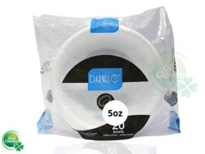 Plato Espumado 5 onzas DARNEL Blanco reduz