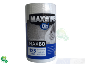 Paños de Limpieza Maxwipe Elite MAX60 Blanco Rollo 125 Paños Reutilizables de 36.5 Metros