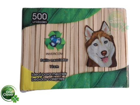 Mezclador Madera Plano X 500 unidades