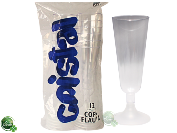 Copa Champaña Flauta Desechable econimica 4
