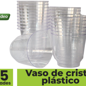 Vaso Whisky Transparente Desechable