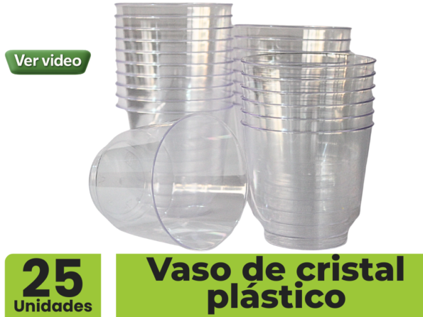 Vaso Whisky Transparente Desechable22