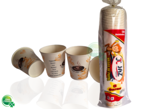 Vasos de Cartón 6 Onzas ó Papel  Desechable Biodegradables y Ecológicos Pack de 50 Und.  Bebida Caliente