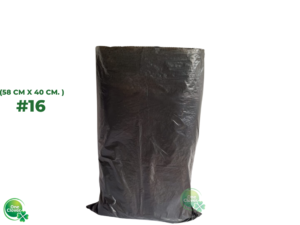 Bolsa #16 Para Basura Negra X 10 und. (58 CM X 40 CM. )