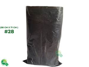 Bolsa # 28 Para Basura Negra X 10 und. (98 CM X 71 CM )