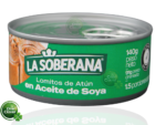 Atun La Soberana Aceite Soya x 140 G