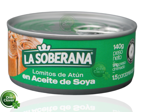 Atun La Soberana Aceite Soya x 140 G